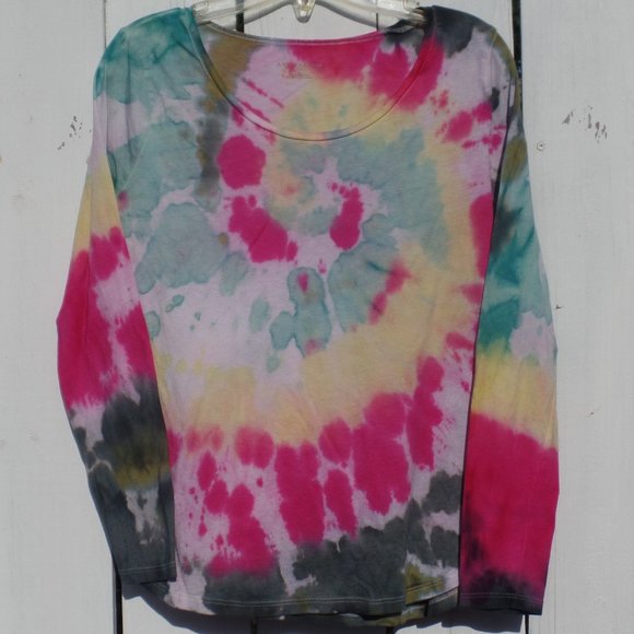 Ann Taylor Tops - Ann Taylor Tie Dye Shirt Women's Large Long Sleeve